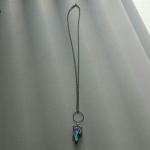 Rainbow Aura Crystal Necklace